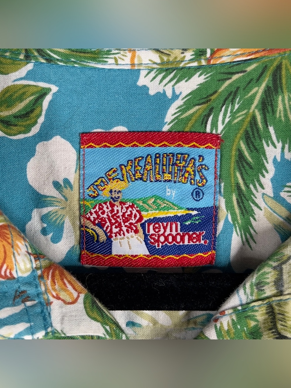 Joe Kealoha By Reyn Spooner Hawaiian Shirt Men's Large Tropical Floral Vacation - Picture 4 of 11